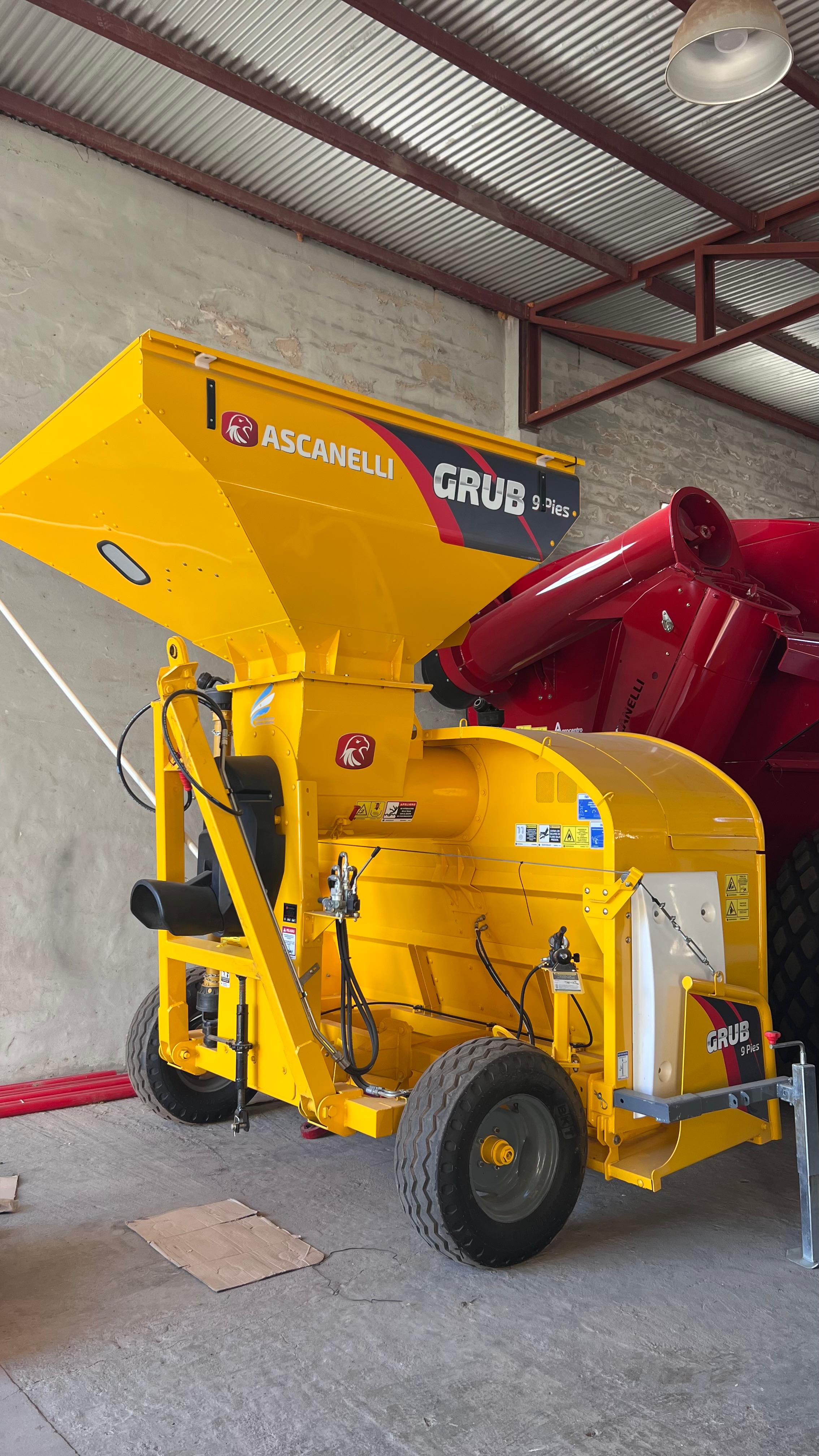 Embolsadora de granos